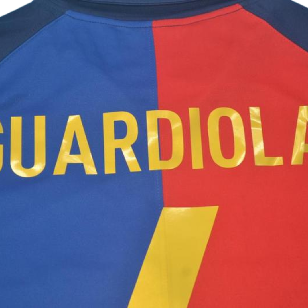 Camisa Barcelona Home 99/00 - Versão Retrô "Guardiola" Nº 4