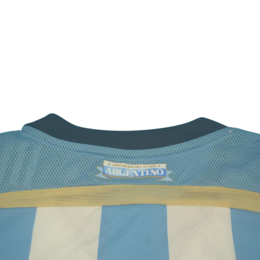 Camisa Argentina Manga Longa Home 2014 - Versão Retrô
