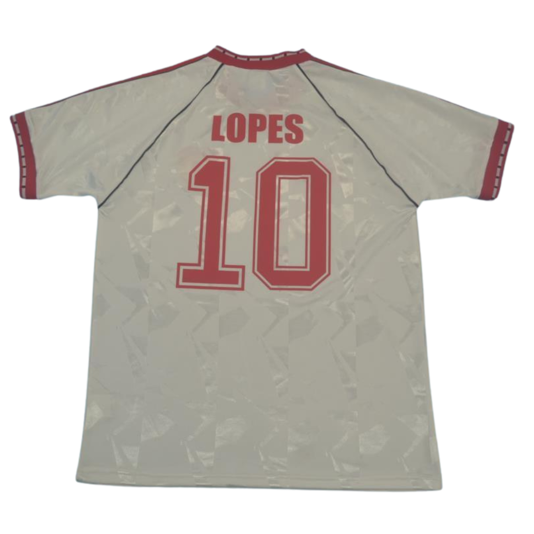 Camisa Manchester United Away 1991 - Versão Retrô "Lopes" Nº 10
