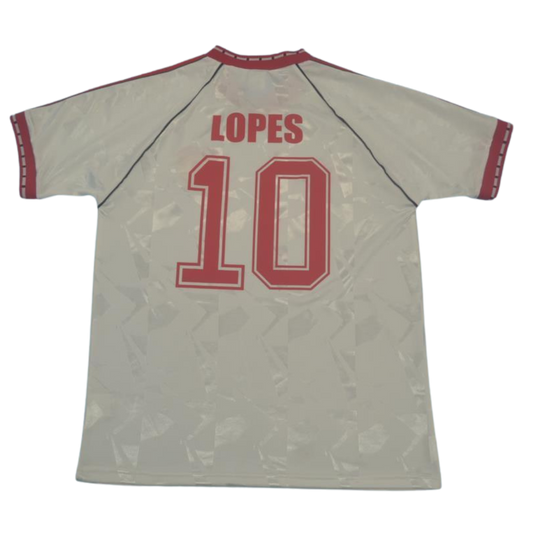 Camisa Manchester United Away 1991 - Versão Retrô "Lopes" Nº 10