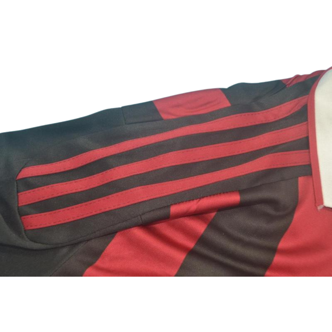 Camisa Milan Manga Longa Home 09/10 - Versão Retrô