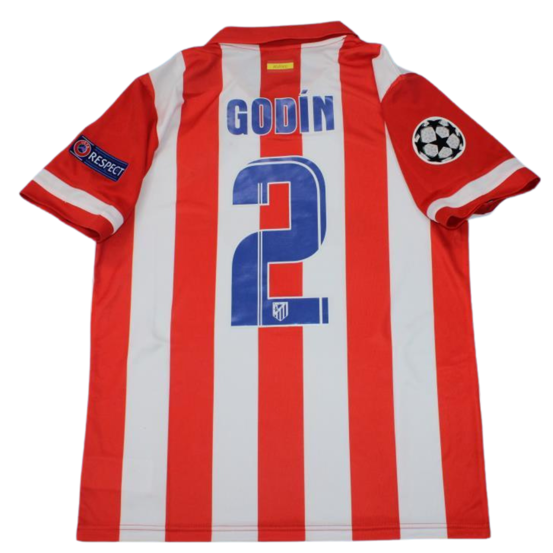 Camisa Atlético de Madrid Home 13/14 - Versão Retrô "Godín" Nº 2
