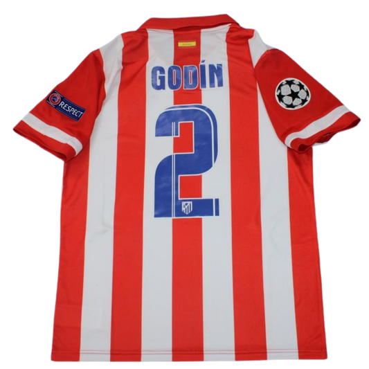 Camisa Atlético de Madrid Home 13/14 - Versão Retrô "Godín" Nº 2