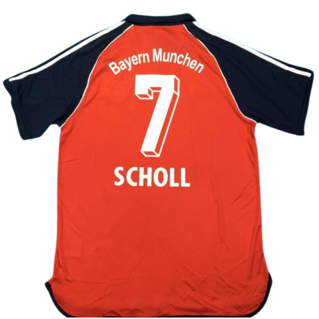 Camisa Retrô FC Bayern de Munique  Home 00/01 "Scholl" N°.7