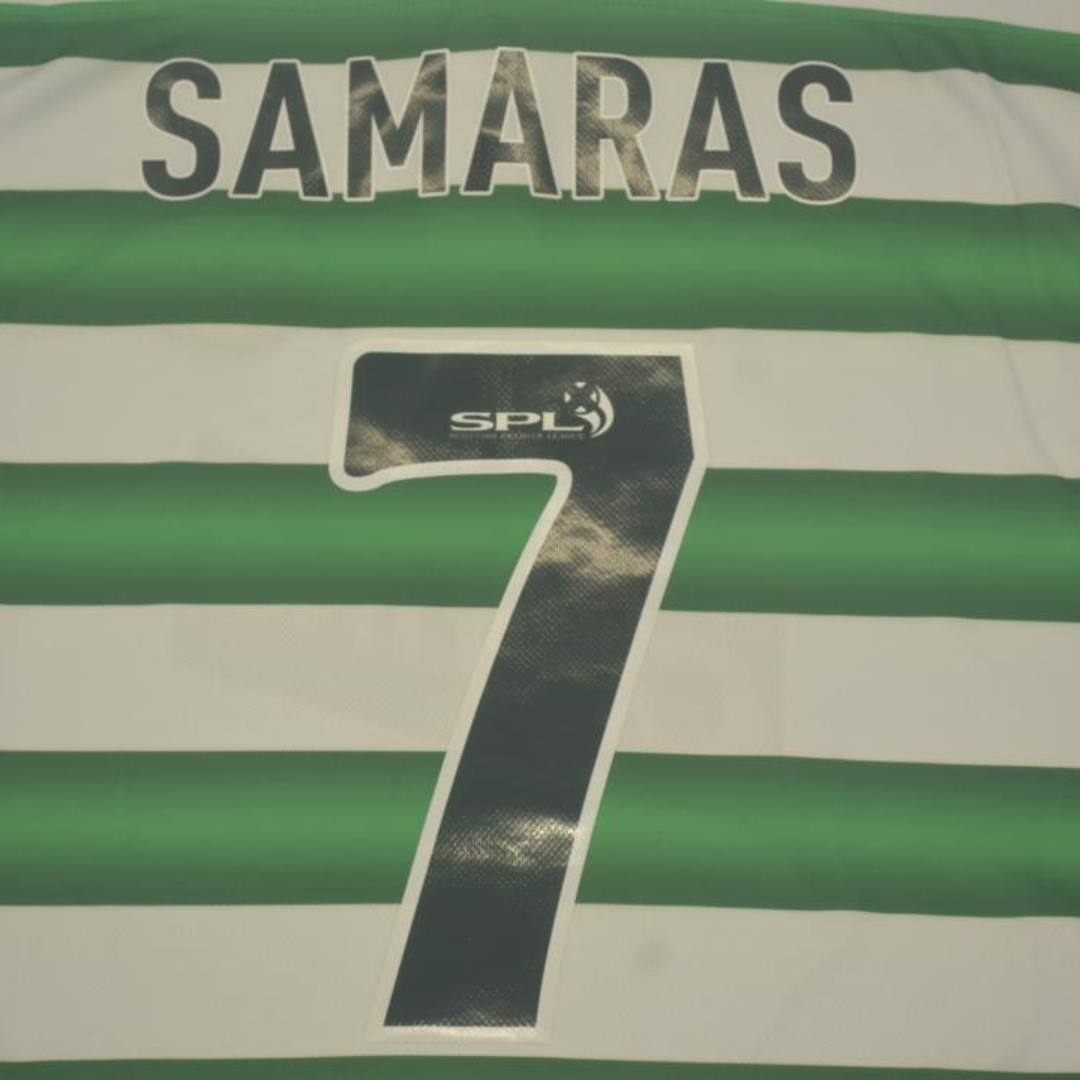 Camisa Celtic Home 03/04 - Versão Retrô "Samaras" Nº 7