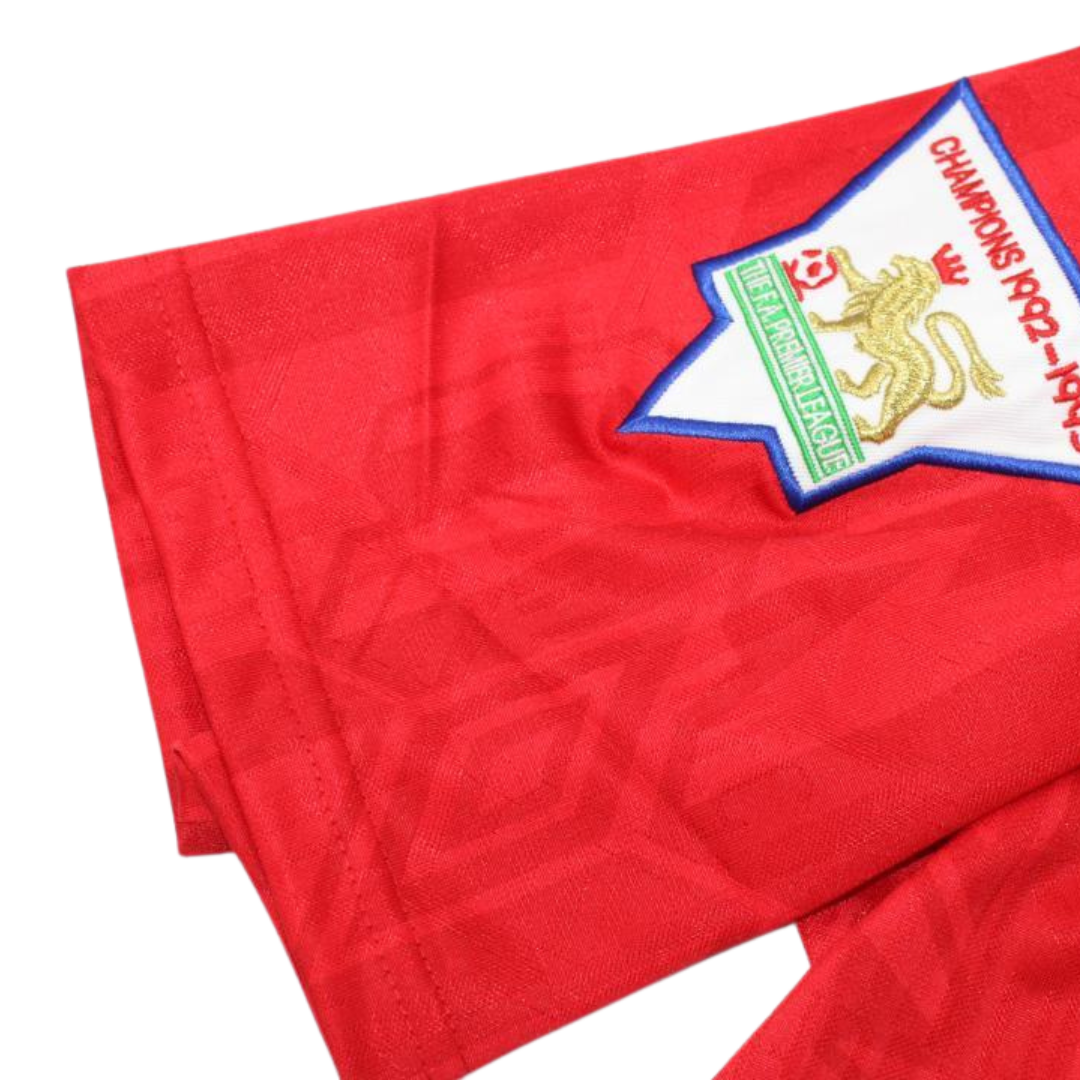 Camisa Manchester United Champions Home 92/93 - Versão Retrô