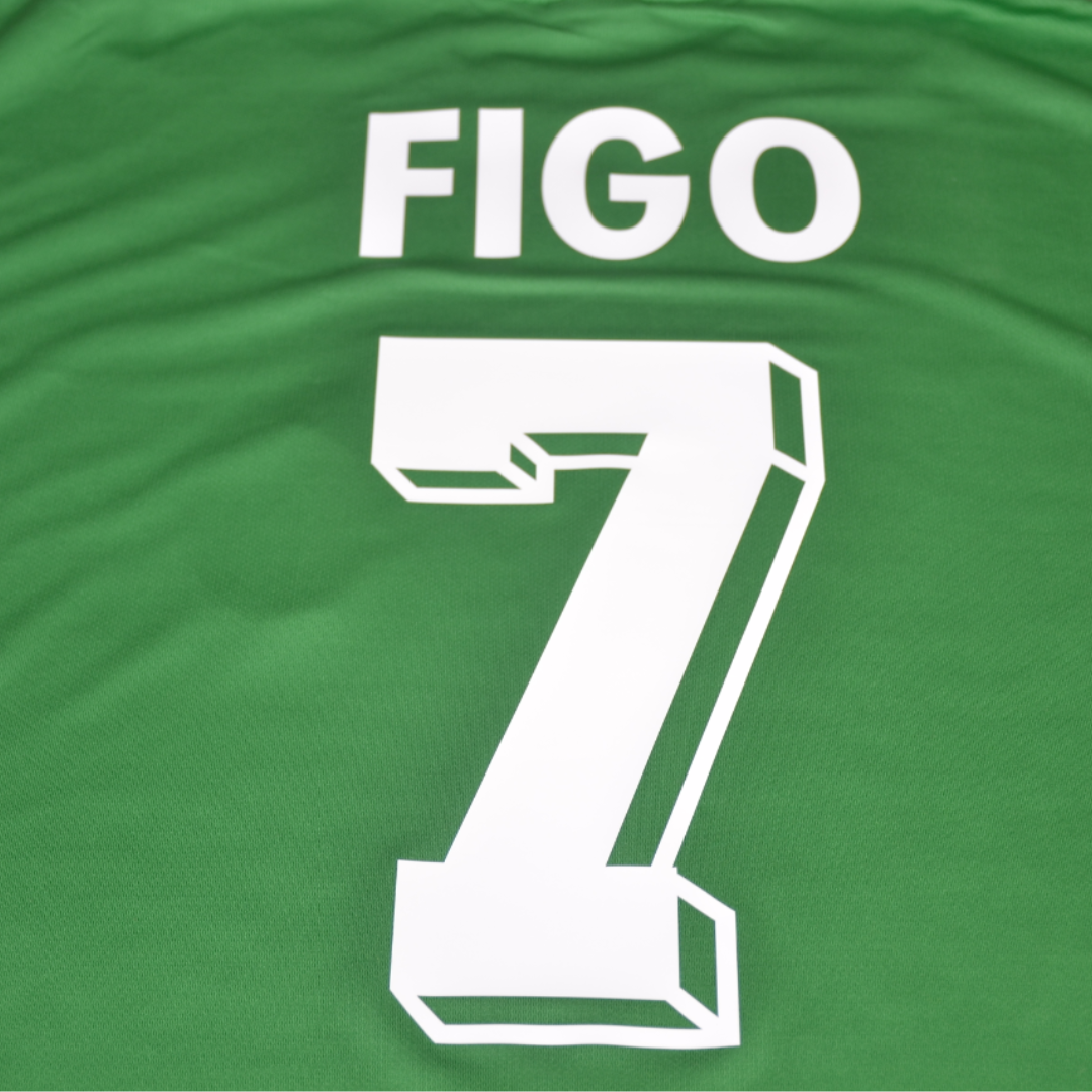 Camisa Sporting Away 94/95 - Versão Retrô "Figo" Nº 7