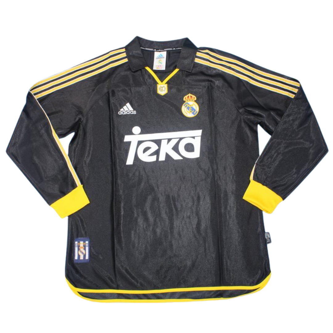 Camisa Real Madrid Manga Longa Away 99/00 - Versão Retrô