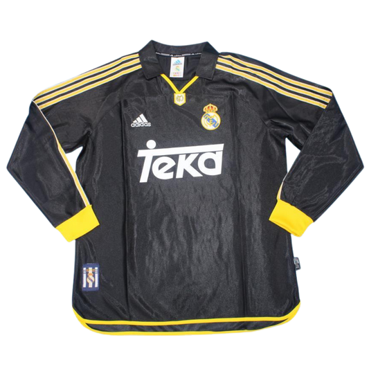 Camisa Real Madrid Manga Longa Away 99/00 - Versão Retrô