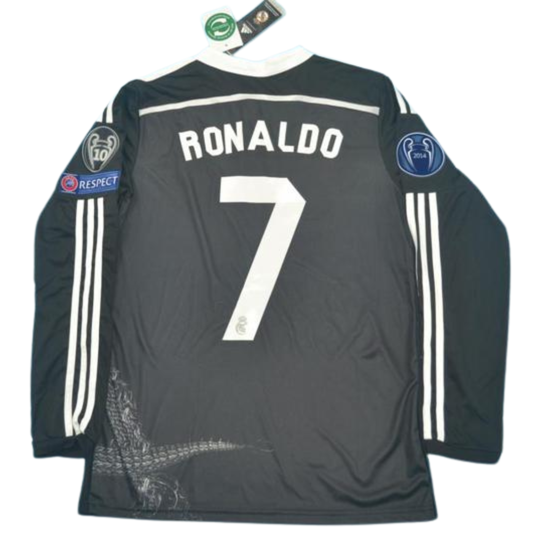 Camisa Real Madrid Manga Longa 14/15 - Versão Retrô "Cristiano Ronaldo" Nº 7
