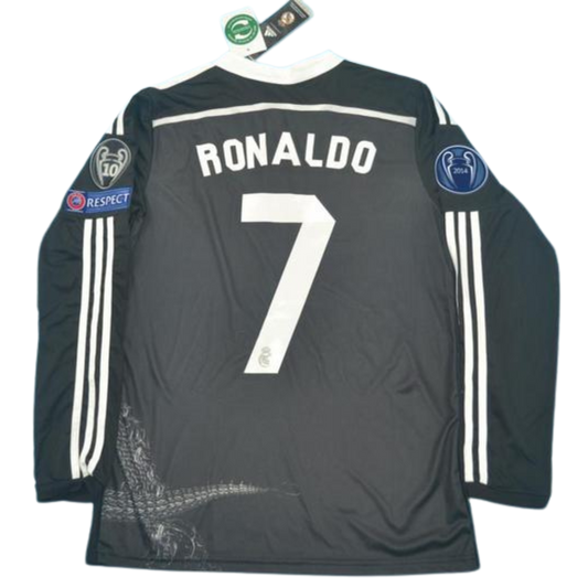 Camisa Real Madrid Manga Longa 14/15 - Versão Retrô "Cristiano Ronaldo" Nº 7