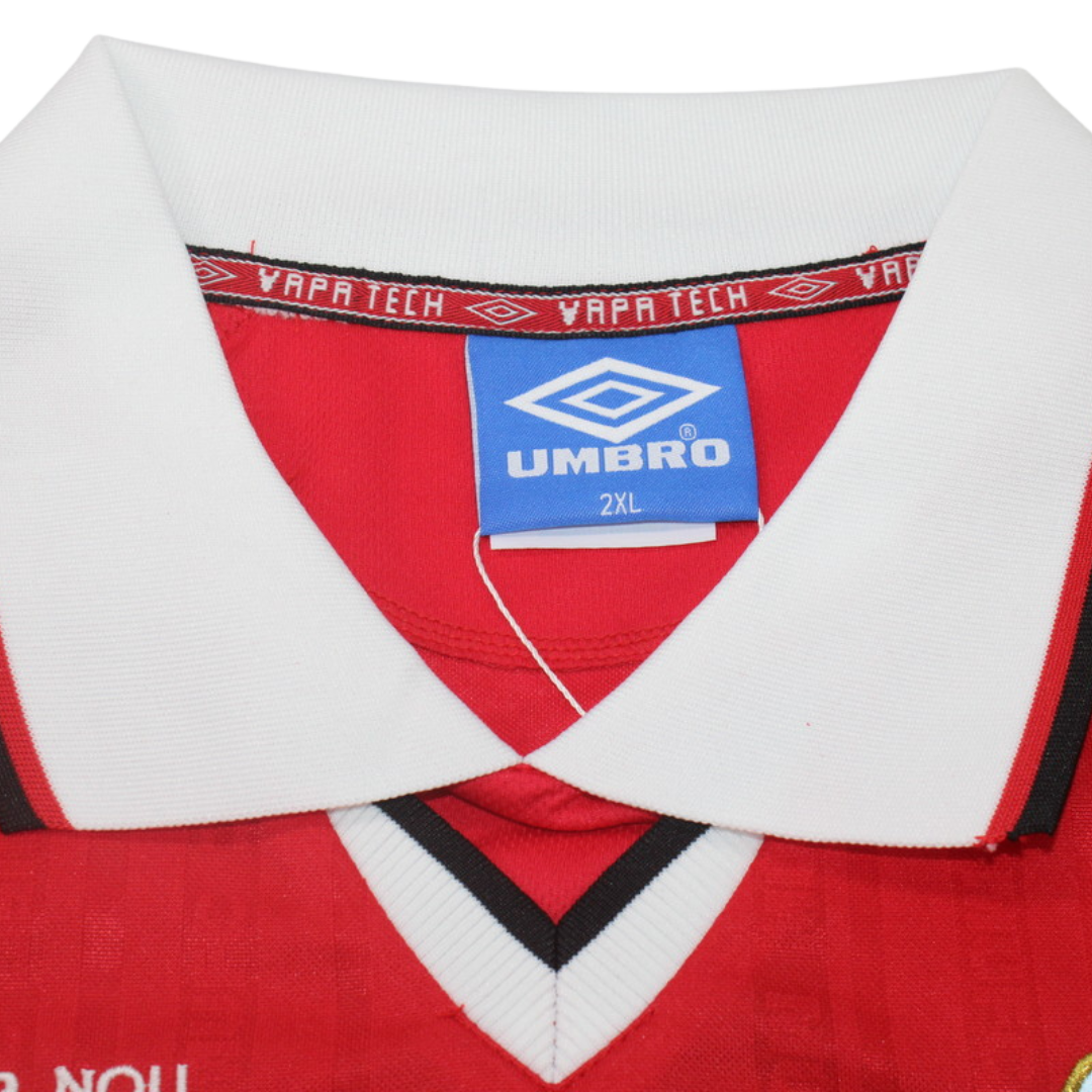 Camisa Manchester United UCL Final 1999 - Versão Retrô