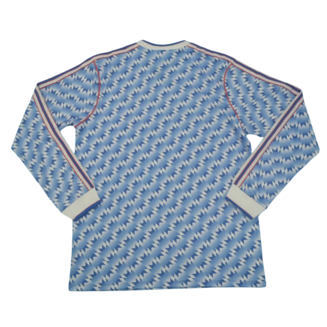 Camisa Manchester United Manga Longa 90/92 - Versão Retrô