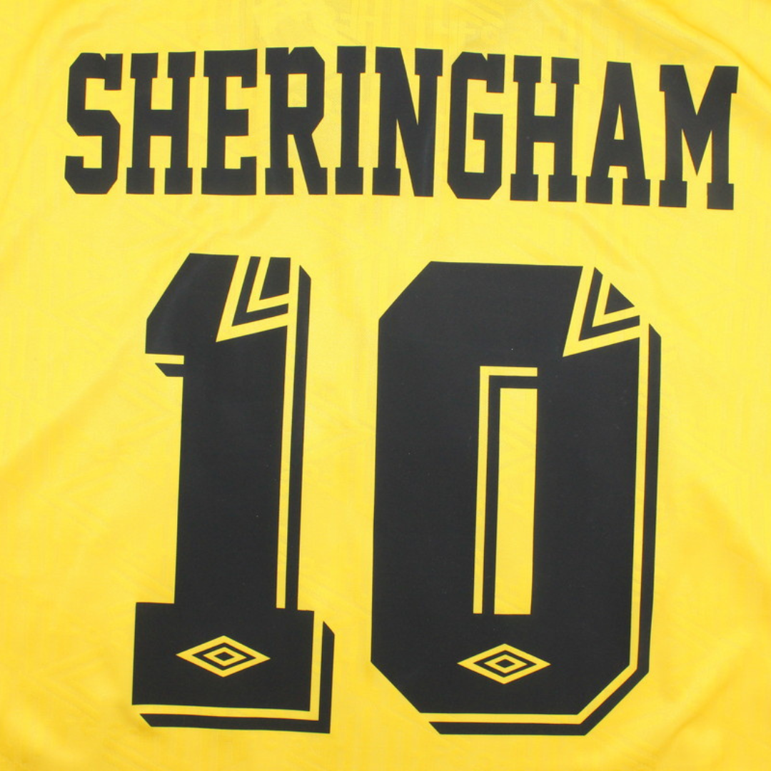 Camisa Tottenham Away 92/95 - Versão Retrô "Sheringham" Nº 10