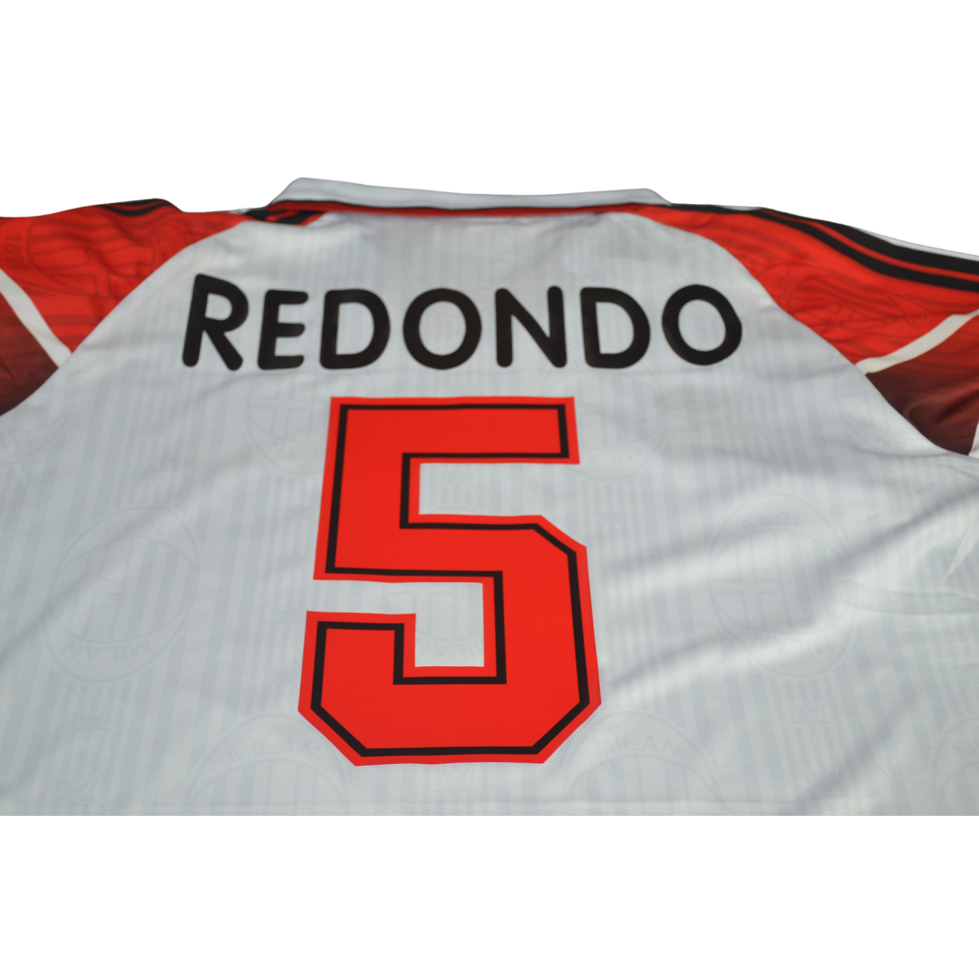 Camisa Milan Manga Longa 97/98 - Versão Retrô "Redondo" Nº 5