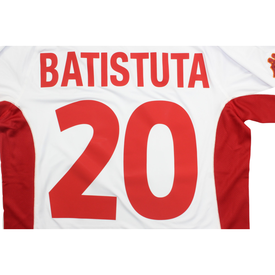 Camisa Retrô Roma Away UCL Versão 01/02 "Batistuta" N°.20
