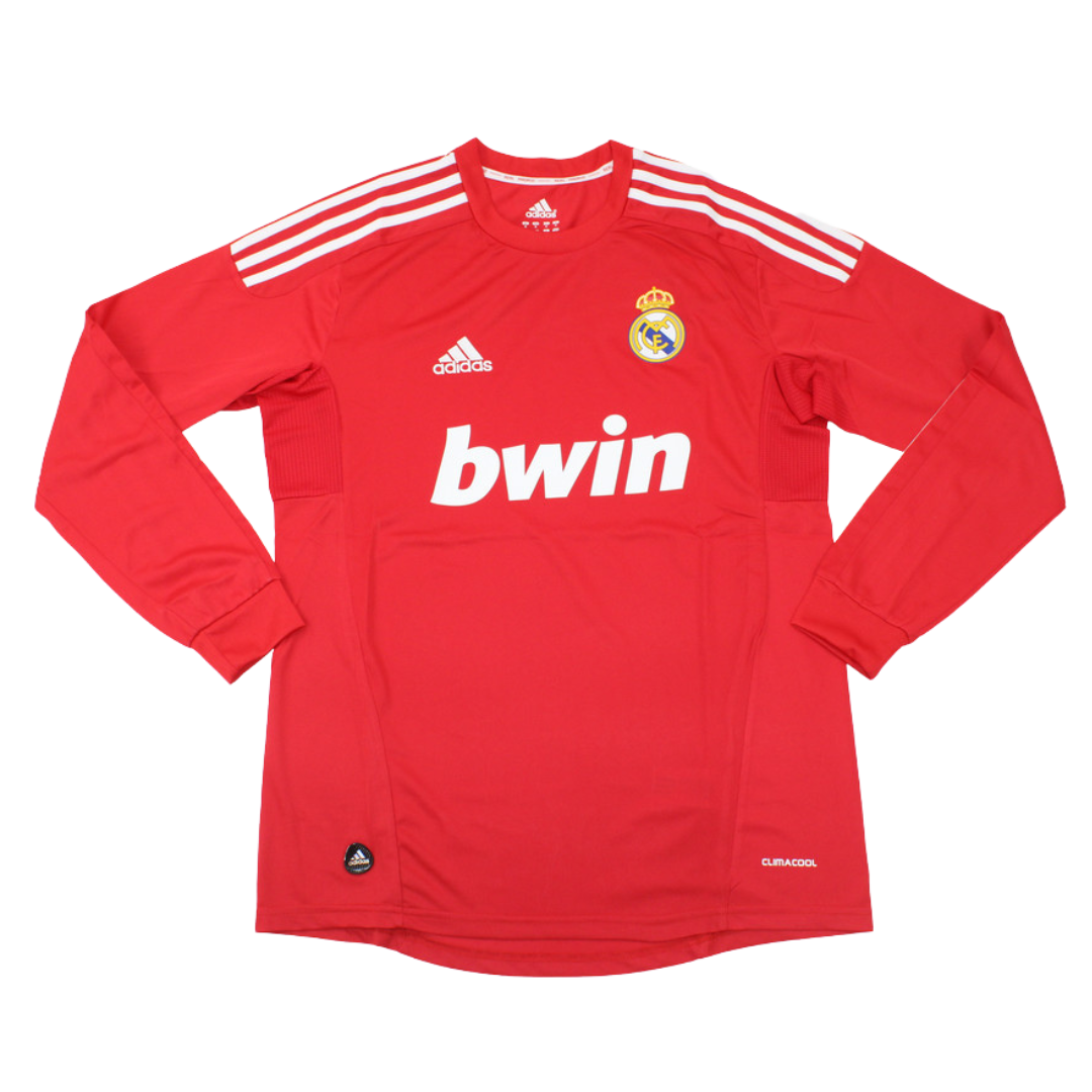 Camisa Real Madrid Manga Longa Away 11/12 - Versão Retrô