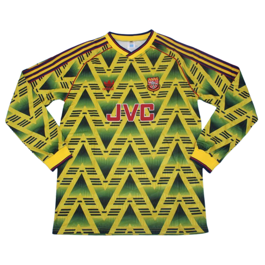 Camisa Arsenal Manga Longa Away 91/93 - Versão Retrô