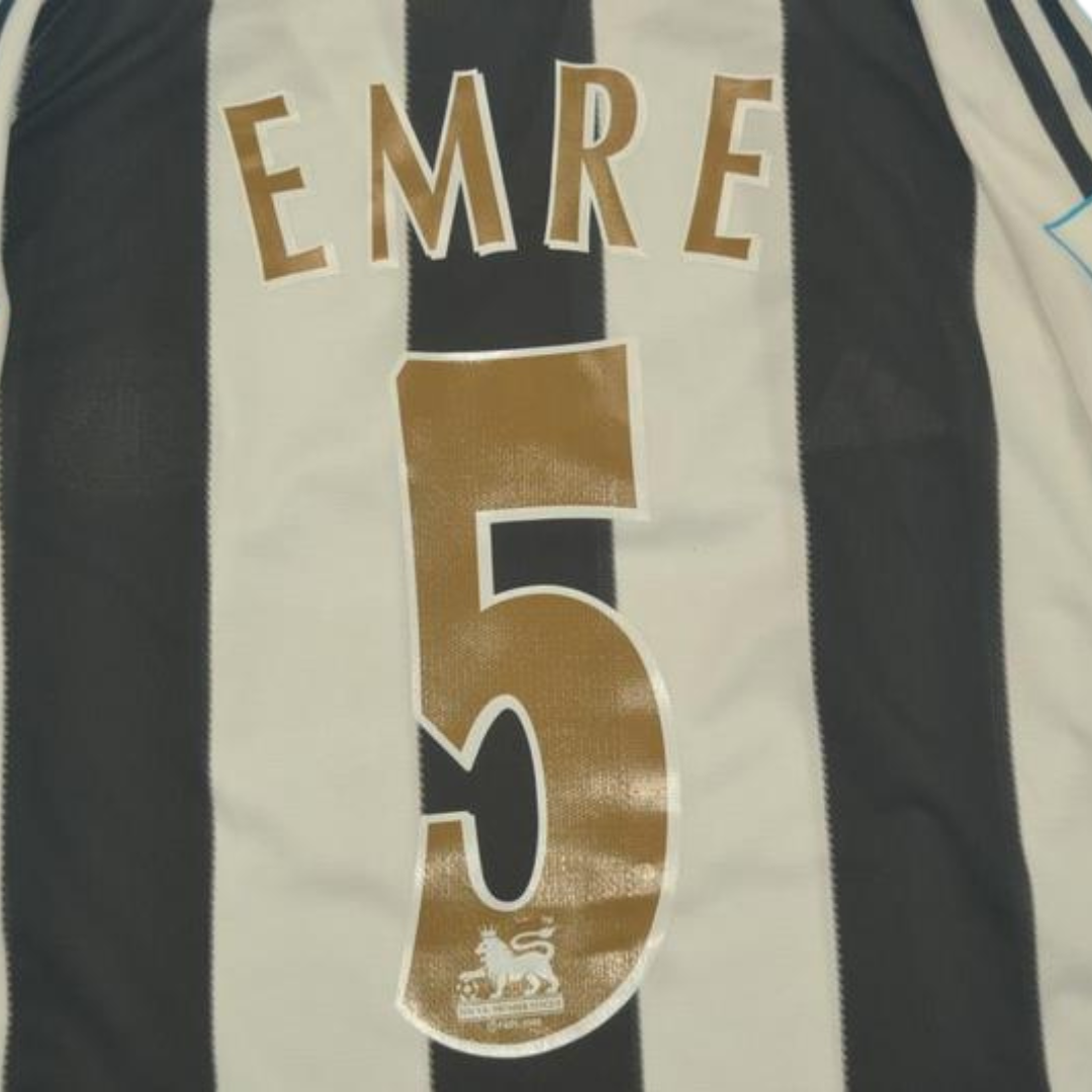 Camisa Newcastle United Home 05/06 - Versão Retrô "Emre" Nº 5