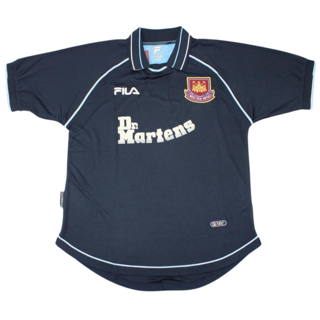 Camisa West Ham Third Away 99/01 - Versão Retrô