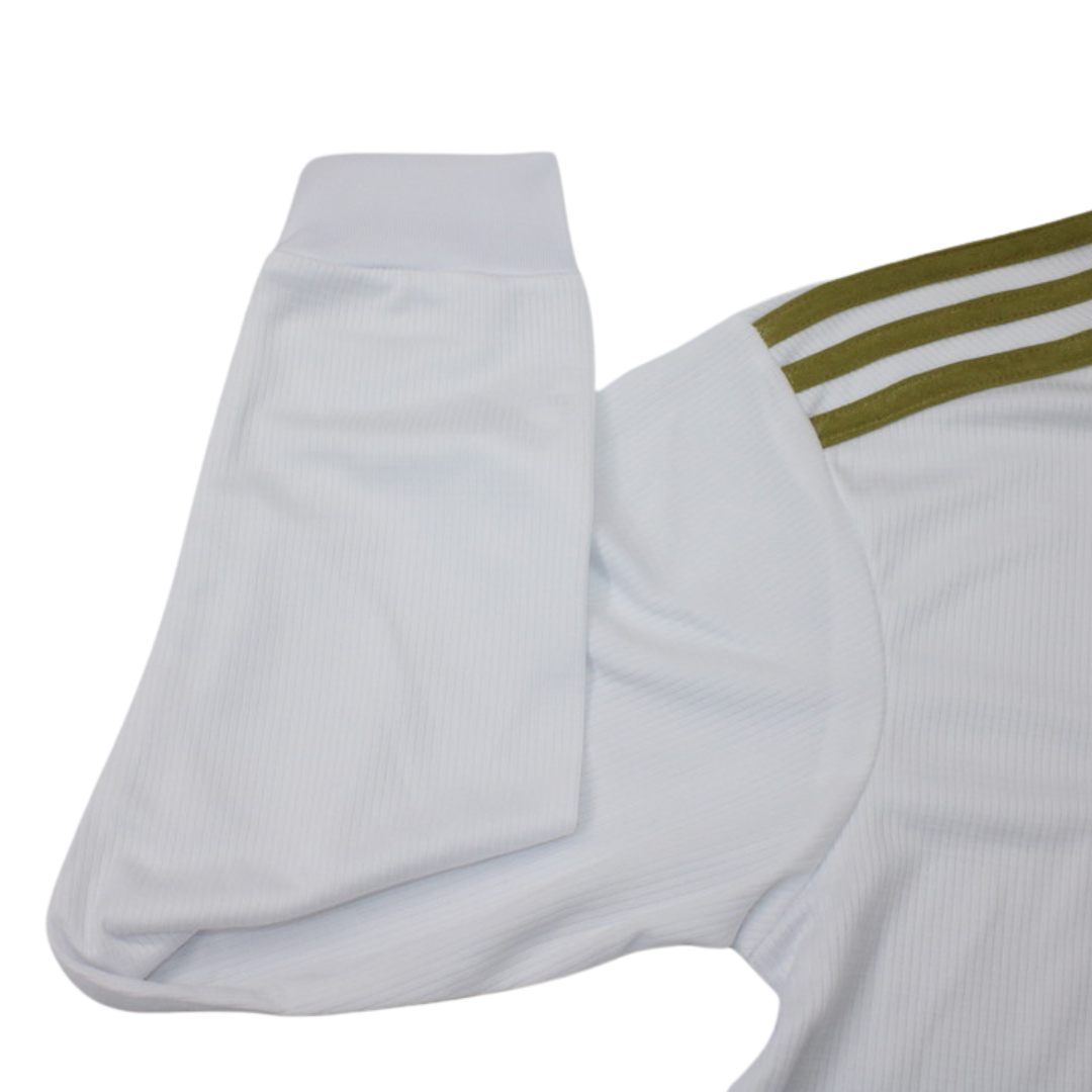 Camisa Real Madrid Manga Longa Home 19/20 - Versão Retrô