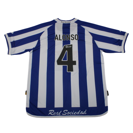 Camisa Real Sociedad Home 02/03 - Versão Retrô "Alonso" Nº 4