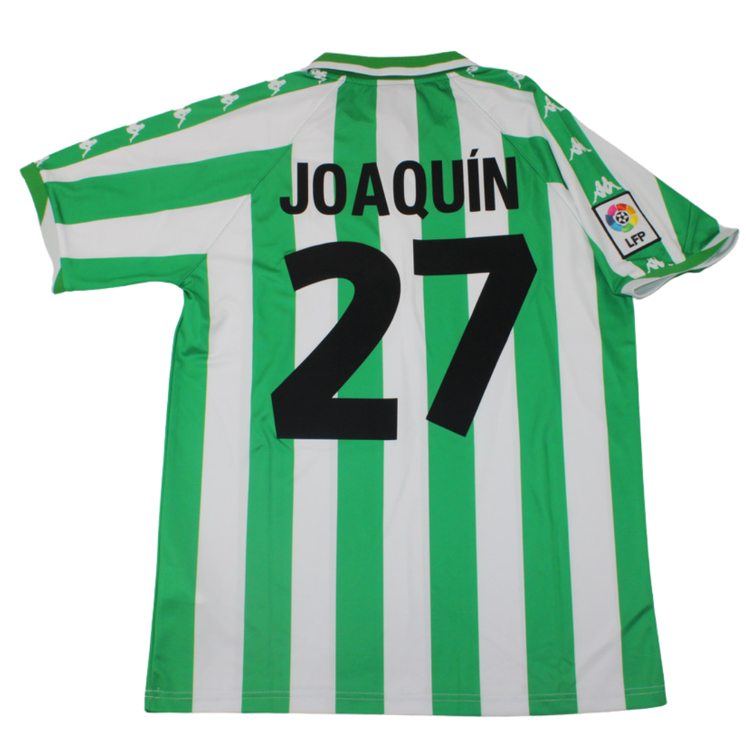 Camisa Real Betis Home 00/01 - Versão Retrô "Joaquín" Nº 27