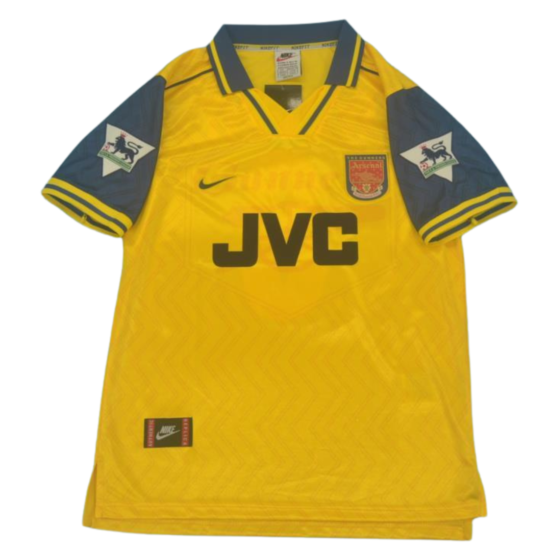 Camisa Arsenal Away 96/97 - Versão Retrô "Wright" Nº 8