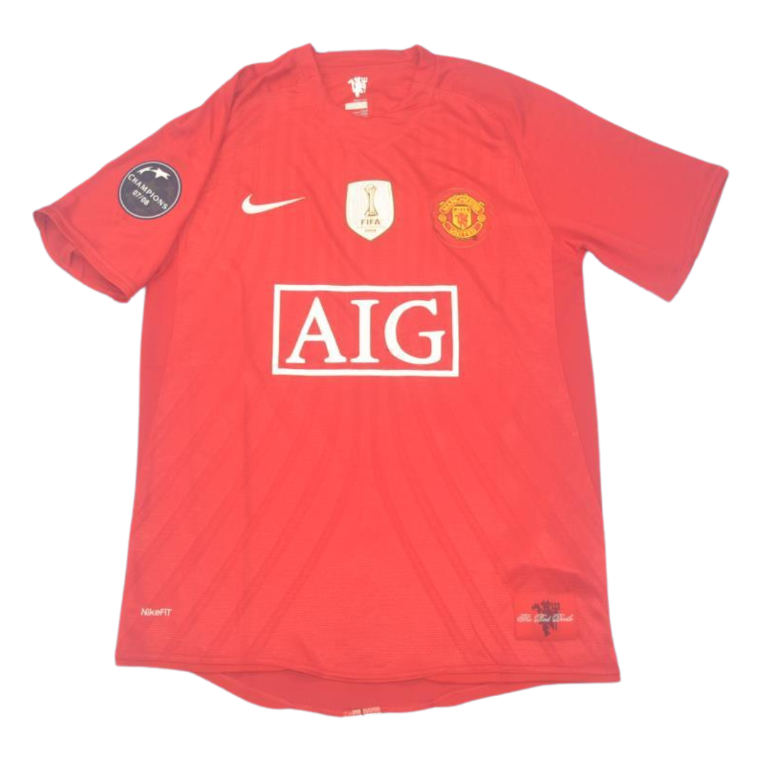 Camisa Manchester United Home 07/09 - Versão Retrô
