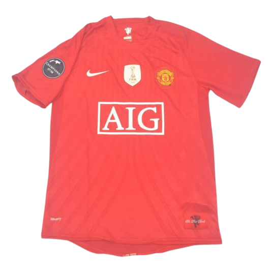 Camisa Manchester United Home 07/09 - Versão Retrô