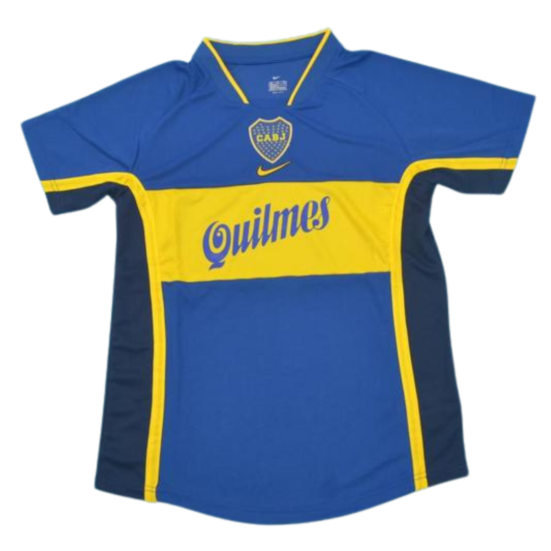 Camisa Boca Juniors Home 2001 - Versão Retrô "Roman" N° 10