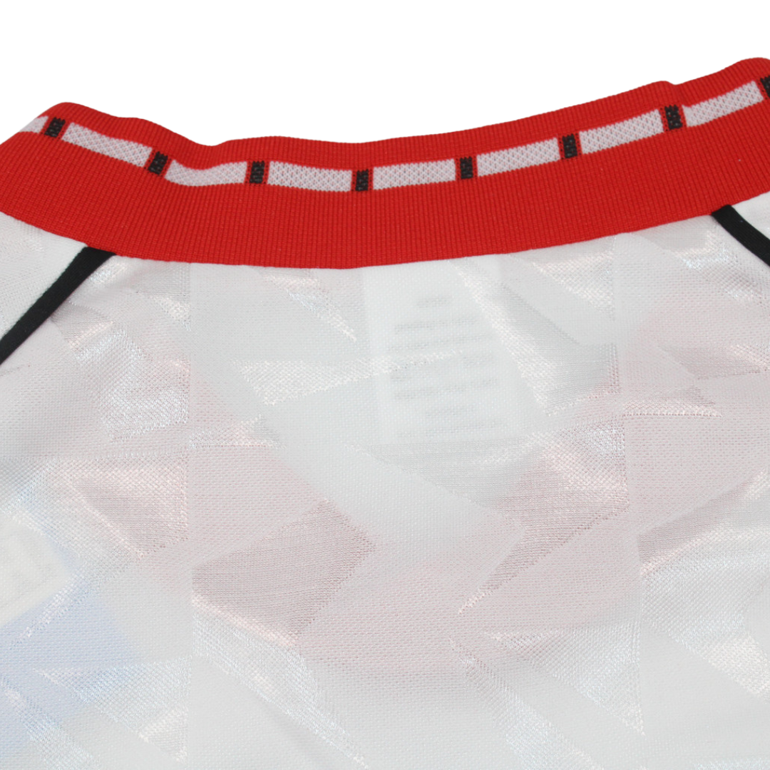 Camisa Manchester United Manga Longa Away 90/91 - Versão Retrô