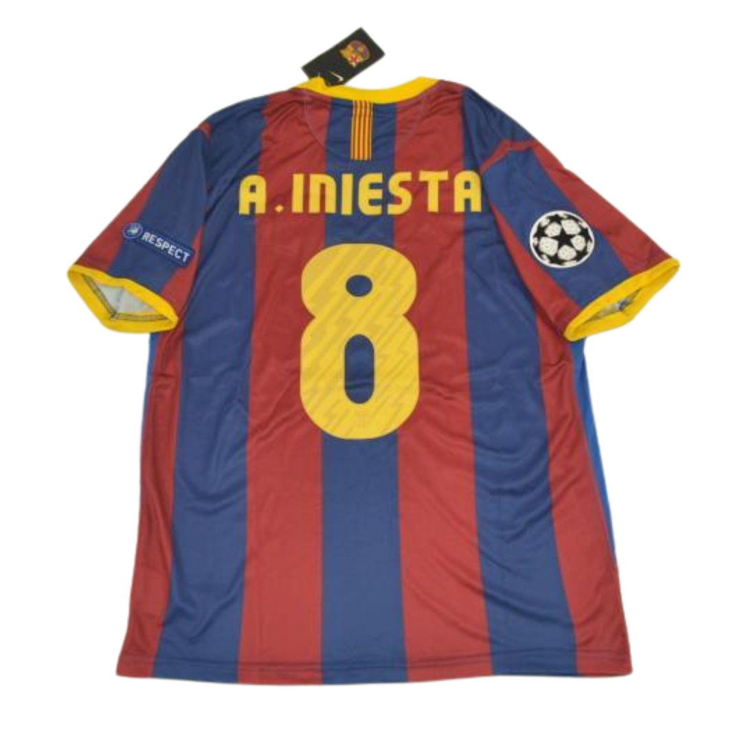 Camisa Barcelona UCL Final 2011 - Versão Retrô "A.Iniesta" Nº 8