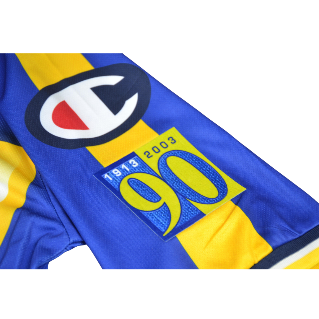 Camisa Retrô Parma Home 90 Years Edição 03/04 "Adriano" N°.9