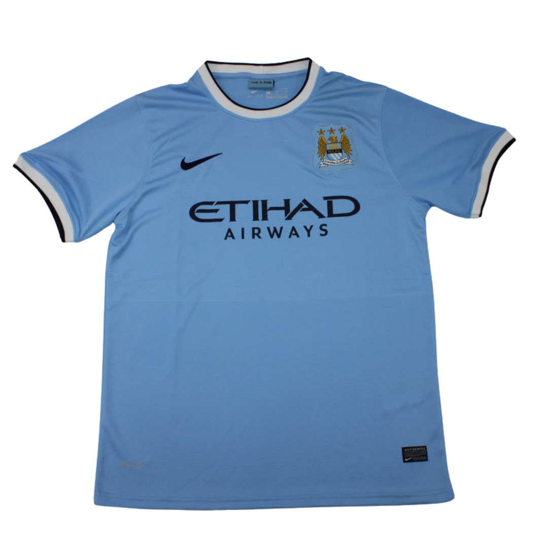 Camisa Manchester City Home 13/14 - Versão Retrô