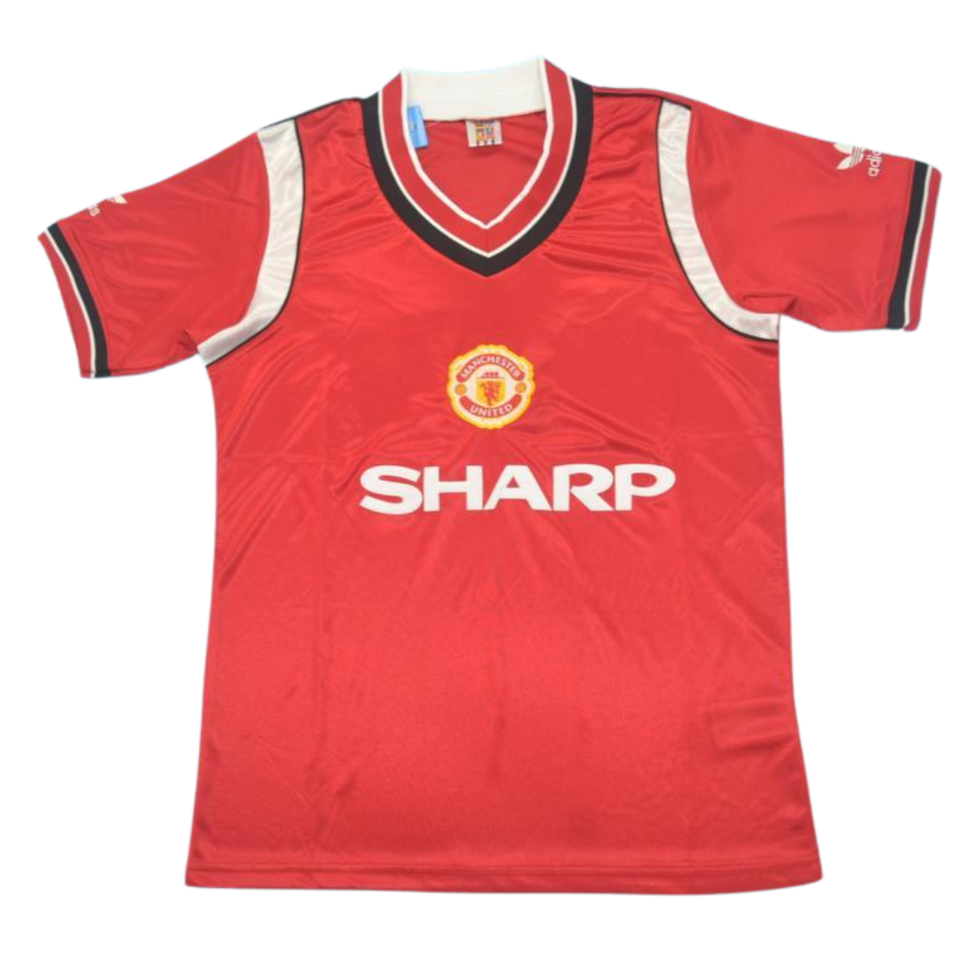 Camisa Manchester United Home 84/86 - Versão Retrô