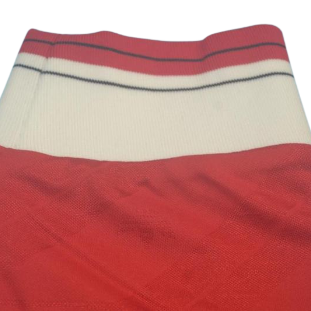 Camisa Manchester United Manga Longa Home 1986 - Versão Retrô