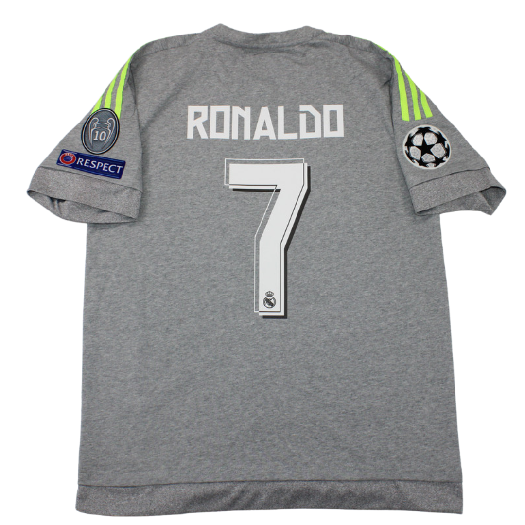 Camisa Real Madrid Away 15/16 - Versão Retrô "Cristiano Ronaldo" Nº 7