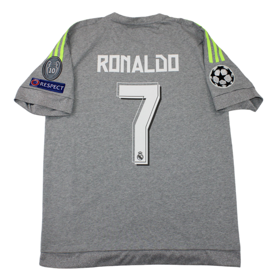 Camisa Real Madrid Away 15/16 - Versão Retrô "Cristiano Ronaldo" Nº 7