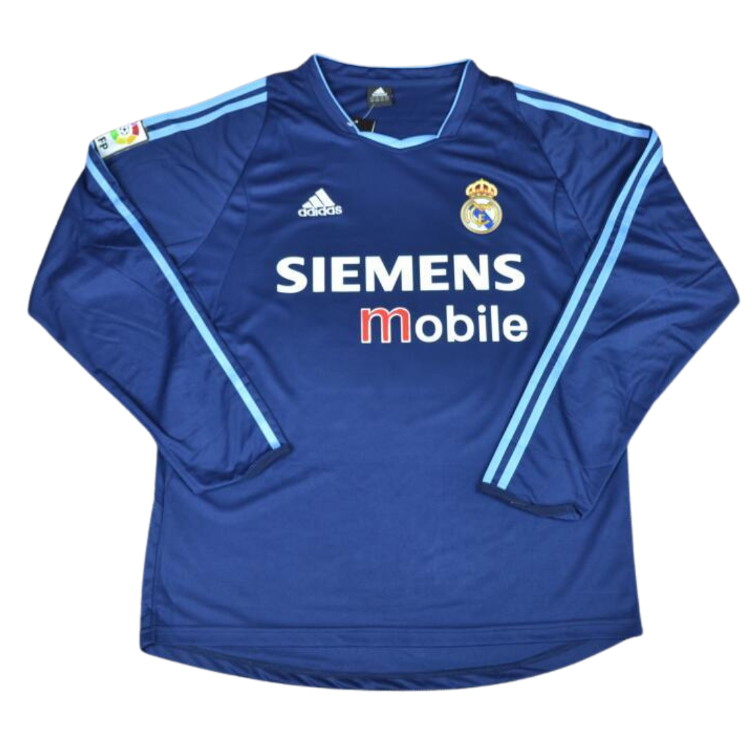 Camisa Real Madrid Manga Longa 03/04 - Versão Retrô "Beckham" Nº 23