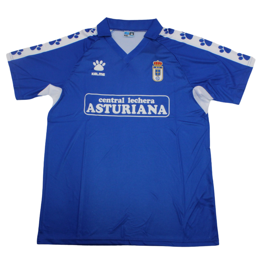 Camisa Real Oviedo Home 90/91 - Versão Retrô