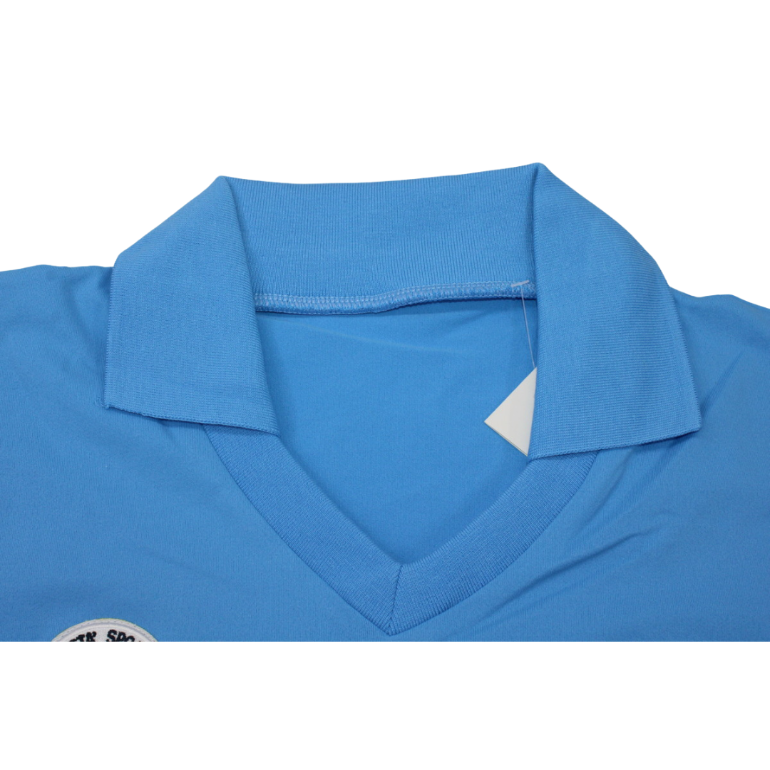 Camisa Napoli Manga Longa Home 86/87 - Versão Retrô Nº 10