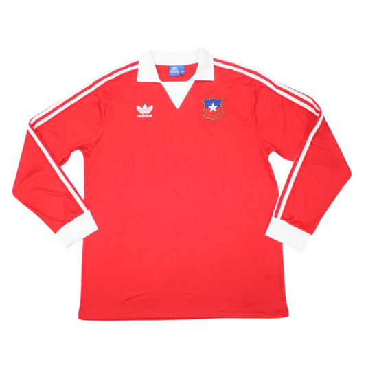 Camisa Chile Manga Longa Home 1982 - Versão Retrô