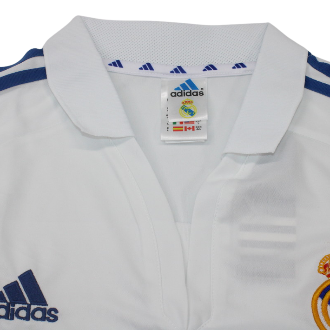 Camisa Real Madrid Home 01/02 - Versão Retrô