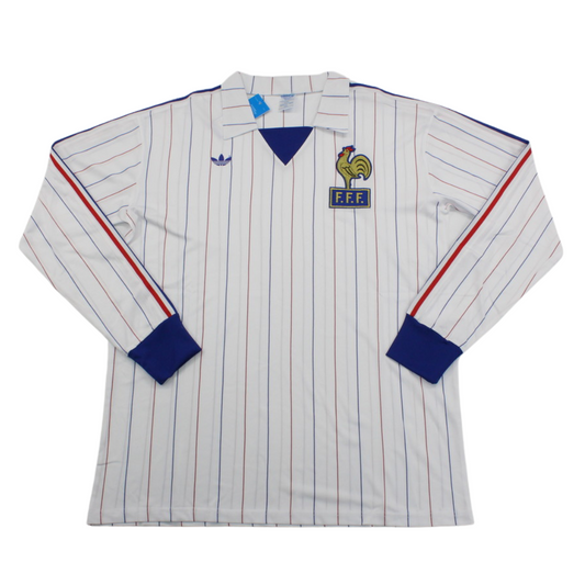 Camisa França Manga Longa Away 1981 - Versão Retrô
