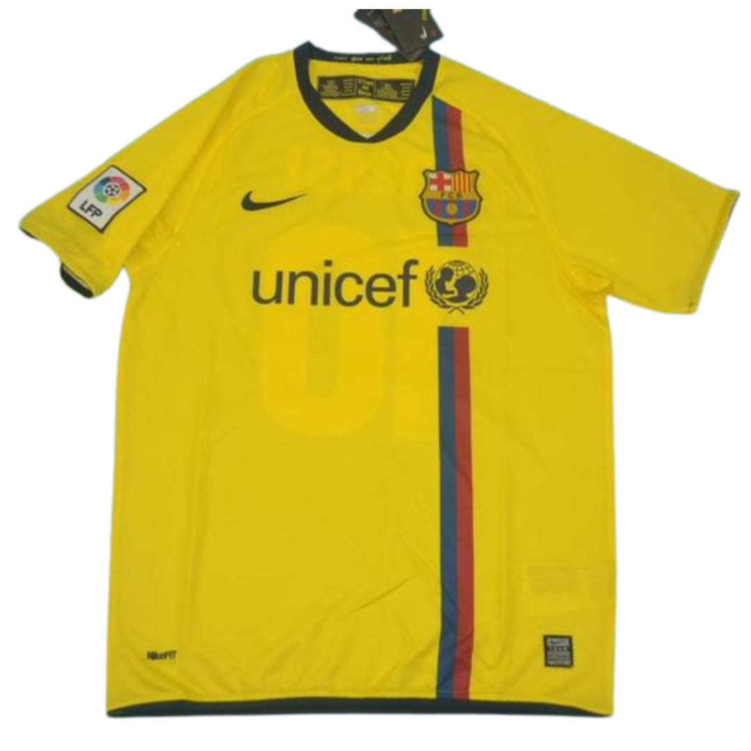Camisa Barcelona Away 08/09 - Versão Retrô "Messi" Nº 10