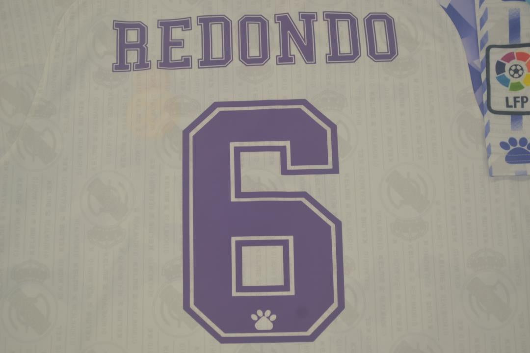 Camisa Real Madrid Third Away 96/97 - Versão Retrô "Redondo" Nº 6