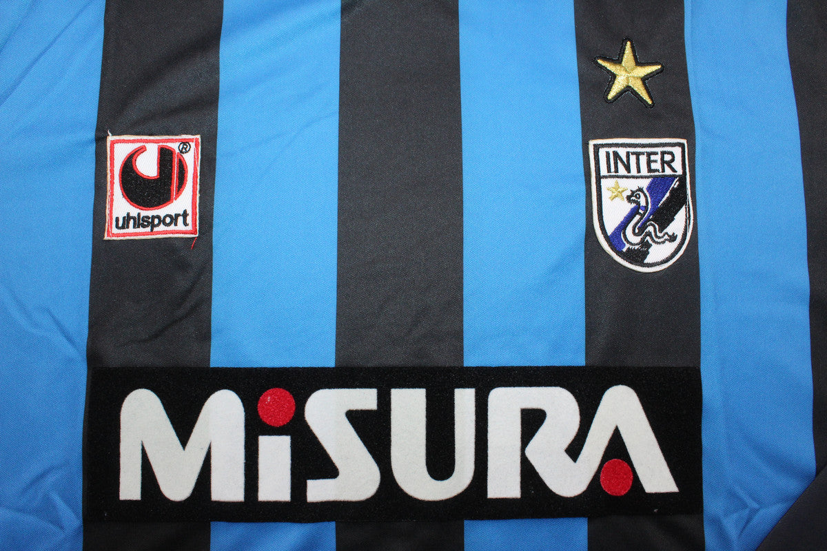 Camisa Inter de Milão Manga Longa Home 88/89 - Versão Retrô