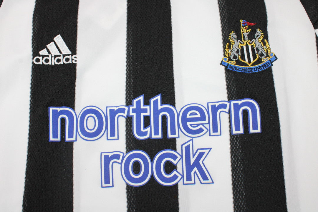 Camisa Newcastle United Manga Longa Home 03/05 - Versão Retrô