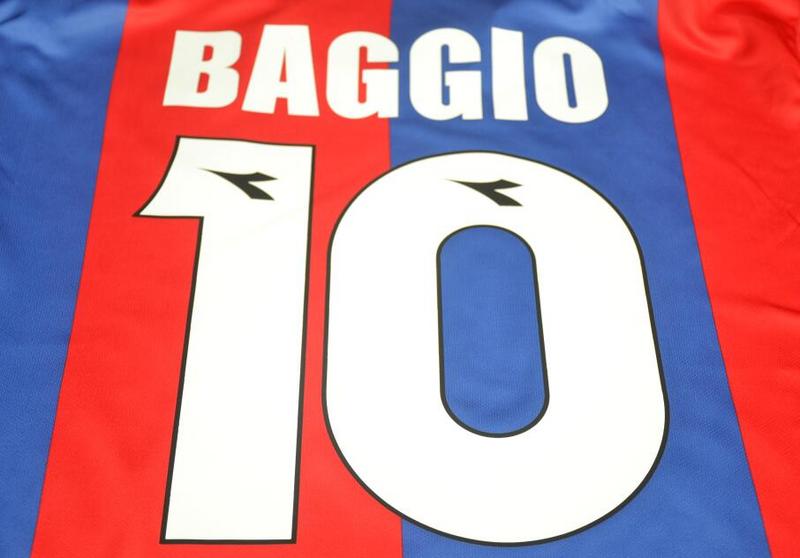 Camisa Bologna Manga Longa Home 97/98 - Versão Retrô "Baggio" Nº 10